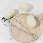 Detachable Bottle Cup Washing Sponge Brush with Stainless Steel Handle Replaceable Sponge Cleaning Brush Home Kitchen Tools