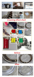 Useful Magic Cleaning Brush Stainless Steel Rod Magic Stick Metal Rust Remover Useful for Cooktop Pot Eraser Kitchen Clean Tools