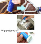 Useful Magic Cleaning Brush Stainless Steel Rod Magic Stick Metal Rust Remover Useful for Cooktop Pot Eraser Kitchen Clean Tools