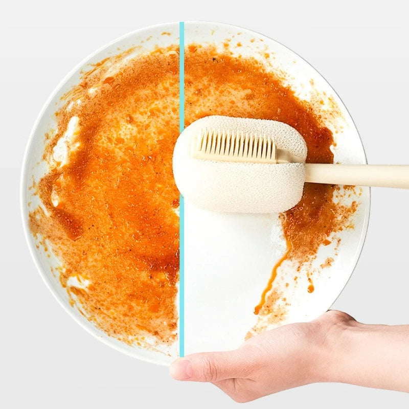 1set Bottle Brush Cup Scrubber Pacifier Bottle Brush Set Sponge Long Handle for Drink Bottle Glass Cup Brush Cleaning Tool