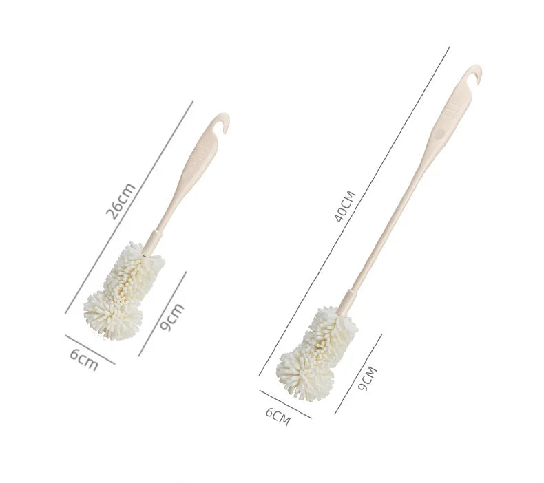 GIANXI Sponge Brush Cup Scrubber Glass Cleaner Kitchen Cleaning Tool Long Handle Drink Wineglass Bottle Household