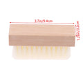 Handle Details Polishing And Cleaning Brush Horse Hair Wood Brush Leather Shoe Care And Cleaning Shoe Brush