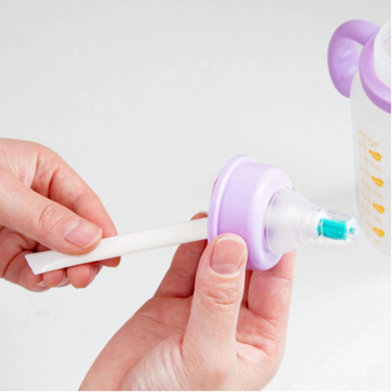 cleaning narrow brush long handle portable gap baby bottle gap cleaning brush household kitchen tool small brush