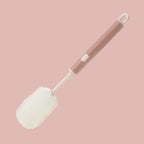 Removable Long Handle Soft Sponge Brush Kitchen Washing Cleaning Tool For Coffee Drink Wineglass Bottle Glass Cup Brush