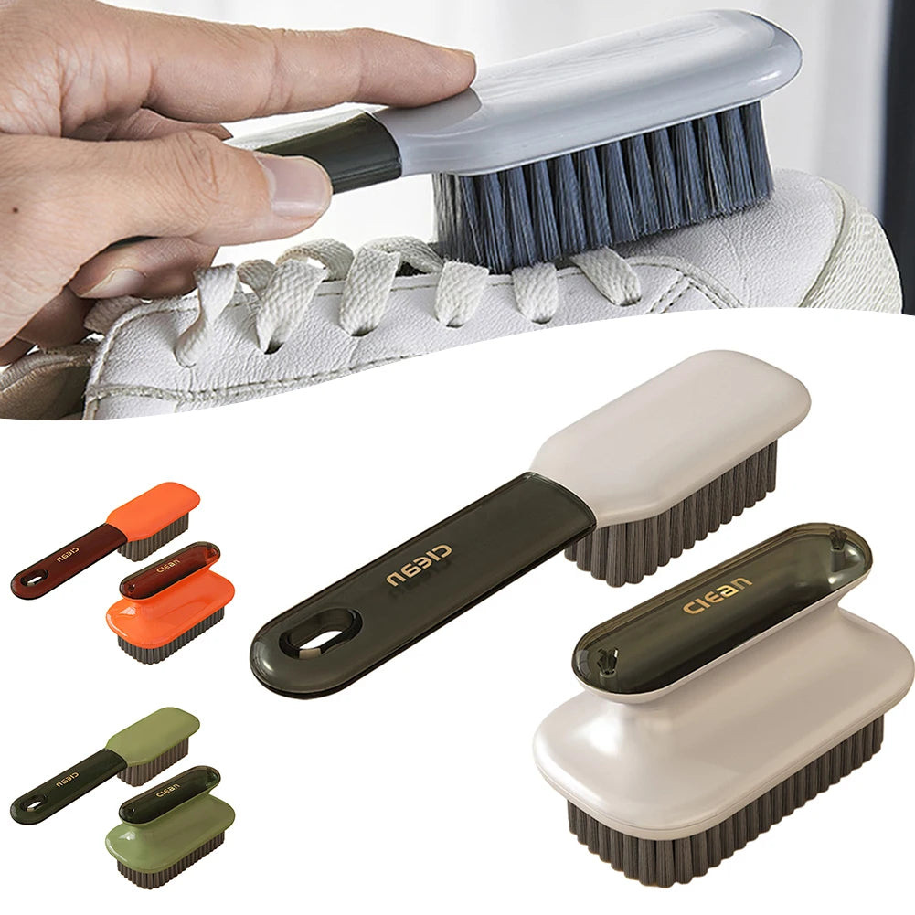2Pcs Shoe Cleaning Brush Plastic Clothes Scrubbing Household Multi-functional Cleaning Tool Commercial Washing Brush Accessories