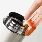 3-in-1 Crocodile Cup Lid Cleaning Brush 180° Rotatable Cup Crevice Cleaning Tools Bottle Crevice Cleaner Brush for Home Kitchen