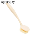 xgnvpy Long Handle Cleaning Brush Multifunctional Pan Pot Sink Dish Bowl Washing Tool Stain Removal Kitchen Utility