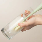 Bottle Washer,Long Handle Cup Brush,Cleaner Removable Cups Scrubber Washing Sponge Cleaning Brush,For Home Kitchen Cleaning Tool