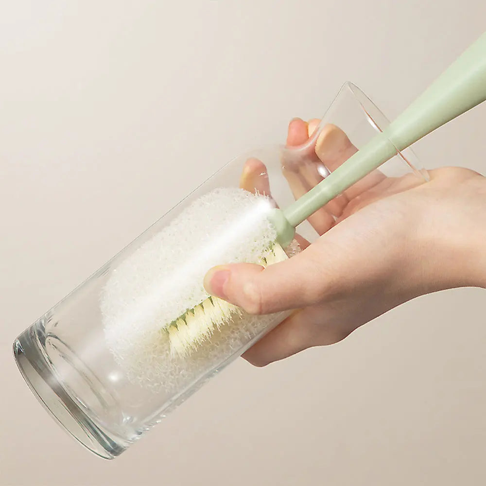 Bottle Washer,Long Handle Cup Brush,Cleaner Removable Cups Scrubber Washing Sponge Cleaning Brush,For Home Kitchen Cleaning Tool