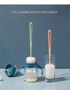 2874 Cup Scrub Brush Bottle Wine Cup  Kettle Cup Clean Long Handle Wash Bottle Brush Remove Coffee Tea Stains Sponge Brush