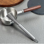 Kitchen Stainless Steel Cleaning Brush Long Handle Utensil Scrubber Anti-Rust Stainless Steel Kitchen Special Brush Pot Tool