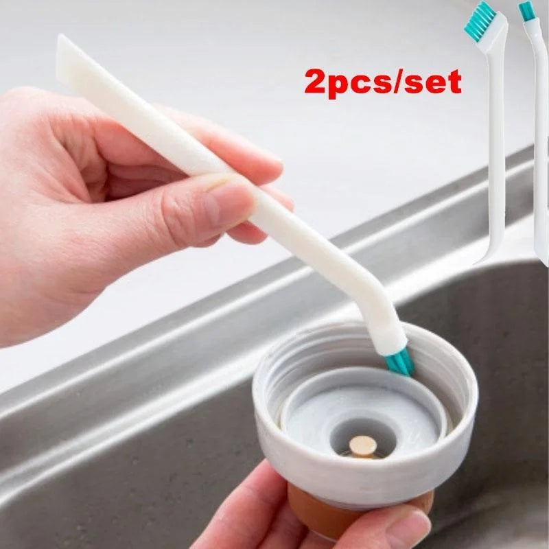 cleaning narrow brush long handle portable gap baby bottle gap cleaning brush household kitchen tool small brush