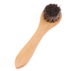 Handle Details Polishing And Cleaning Brush Horse Hair Wood Brush Leather Shoe Care And Cleaning Shoe Brush