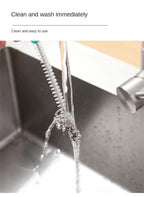 Blade Knife Cleaner Bowl Pot Washing Tool Cleaning Scrubbing Brush Ideal for Thermomix TM5 TM6 TM31 Food Mixer Monsieur Cuisine