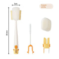 5-in-1cup Washing Tool for Household Use Multifunctional Cup Brush Water Cup Thermos Cup Brush Milk Bottle Cleaning Sponge Brush