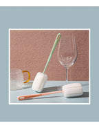 2874 Cup Scrub Brush Bottle Wine Cup  Kettle Cup Clean Long Handle Wash Bottle Brush Remove Coffee Tea Stains Sponge Brush