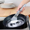 Kitchen Pot Cleaning Brush Long Handle Stain Removal Brush Multifunctional Kitchen Dishwashing Dishes Pans Cleaning Tool Brush