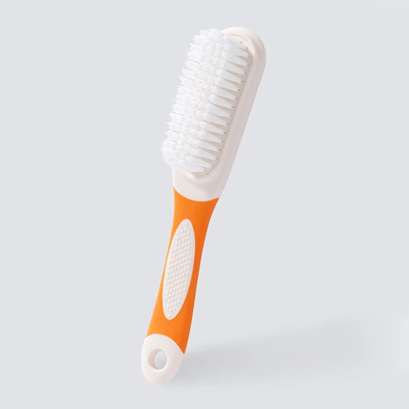 Long Handle Scrubbing Brush Soft Bristle Laundry Clothes Shoes Scrub Brush Portable Plastic Cleaning Brush For Kitchen Bathroom