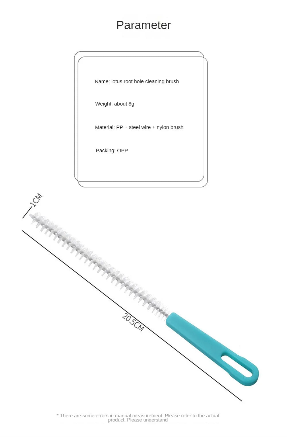 Blade Knife Cleaner Bowl Pot Washing Tool Cleaning Scrubbing Brush Ideal for Thermomix TM5 TM6 TM31 Food Mixer Monsieur Cuisine