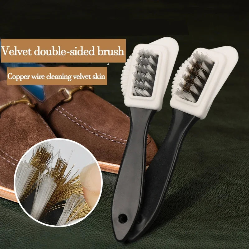 Fluffy Suede Shoe Cleaning Brush - Soft Brush for Sneakers And Leather Interior - Suede Nubuck Boots Shoe Brush Cleaning Tools