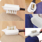 Fluffy Suede Shoe Cleaning Brush - Soft Brush for Sneakers And Leather Interior - Suede Nubuck Boots Shoe Brush Cleaning Tools