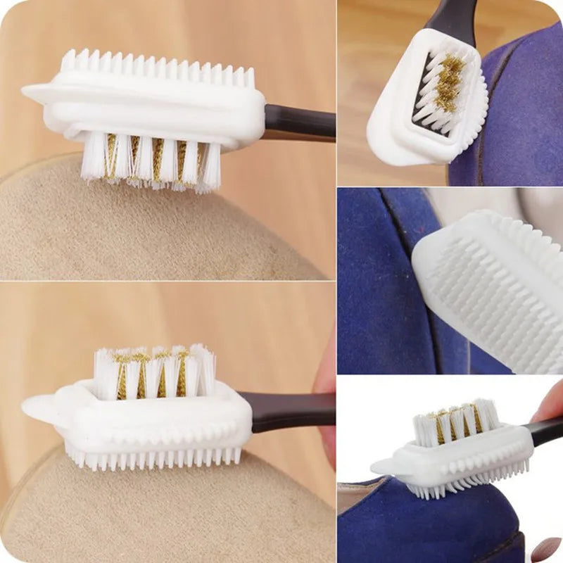 Fluffy Suede Shoe Cleaning Brush - Soft Brush for Sneakers And Leather Interior - Suede Nubuck Boots Shoe Brush Cleaning Tools