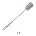 2493 Sponge Cup Brush Milk Bottle Brush Steel Ball Long Handle Spongy Brush Kitchen Household Cleaning Brush