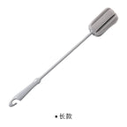 2493 Sponge Cup Brush Milk Bottle Brush Steel Ball Long Handle Spongy Brush Kitchen Household Cleaning Brush