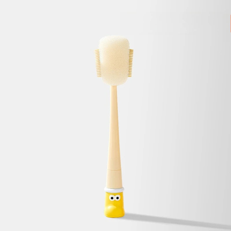 1set Bottle Brush Cup Scrubber Pacifier Bottle Brush Set Sponge Long Handle for Drink Bottle Glass Cup Brush Cleaning Tool