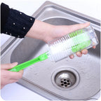 Creative Plastic Cleaning Brush Multi-function Stain Removal Water Bottle Cleaning Brush Soft Pot Cup Long Handle Brush
