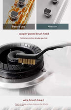 5/8/13 Kitchen Cleaning Brush Set,Deep Clean Gas Stove Brass Brush Gap Cleaning Brushes for Small Spaces,Window, Bathroom