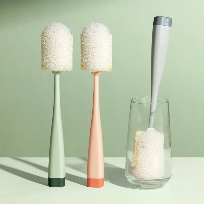 Cleaning cup sponge brush, household cup brush, bottle specific handicraft, water cup brush, daily necessities brush