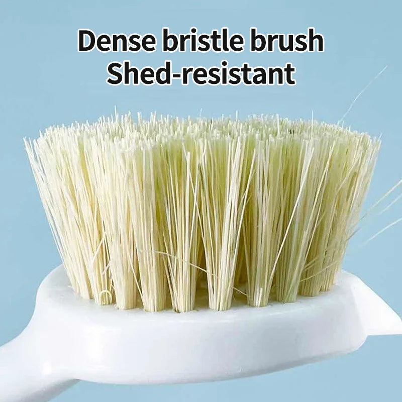Natural Wooden Pot Brush With Sisal Bristles Durable Strong Scrubbing Eco Friendly Dish Brush For Cast Iron Skillet Pots Pans