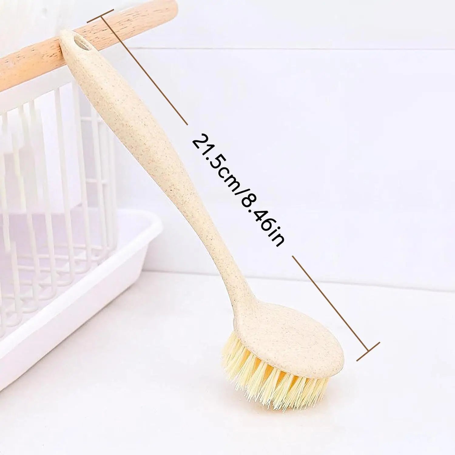 1/3/10pcs long handle pot brush, compact kitchen cleaning brush, dishwashing brush, cookware brush (mixed colors)