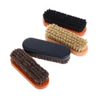 1PC Handle Dashboard Details Polishing And Cleaning Brush Horse Hair Wood Brush Leather Shoe Care And Cleaning Shoe Brush
