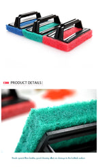 Household Sponge Scouring Pads with Handle Kitchen Sink Scrubber Pot Brush for Daily Cleaning and Cooking Tools