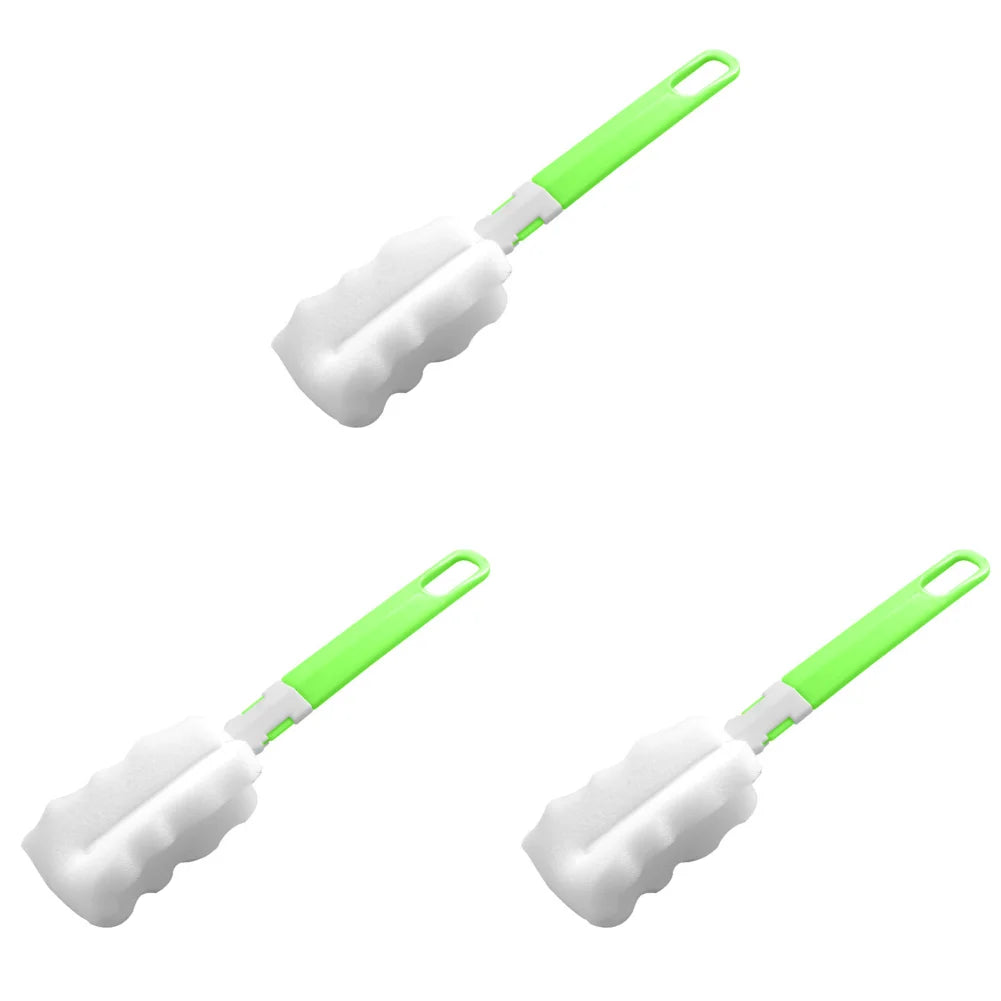 20/30cm Bottle Cleaning Brush Long Handle Soft Sponge Brush Water Bottle Glass Cup Washing Cleaner Tool For Bottle Vacuum Flasks