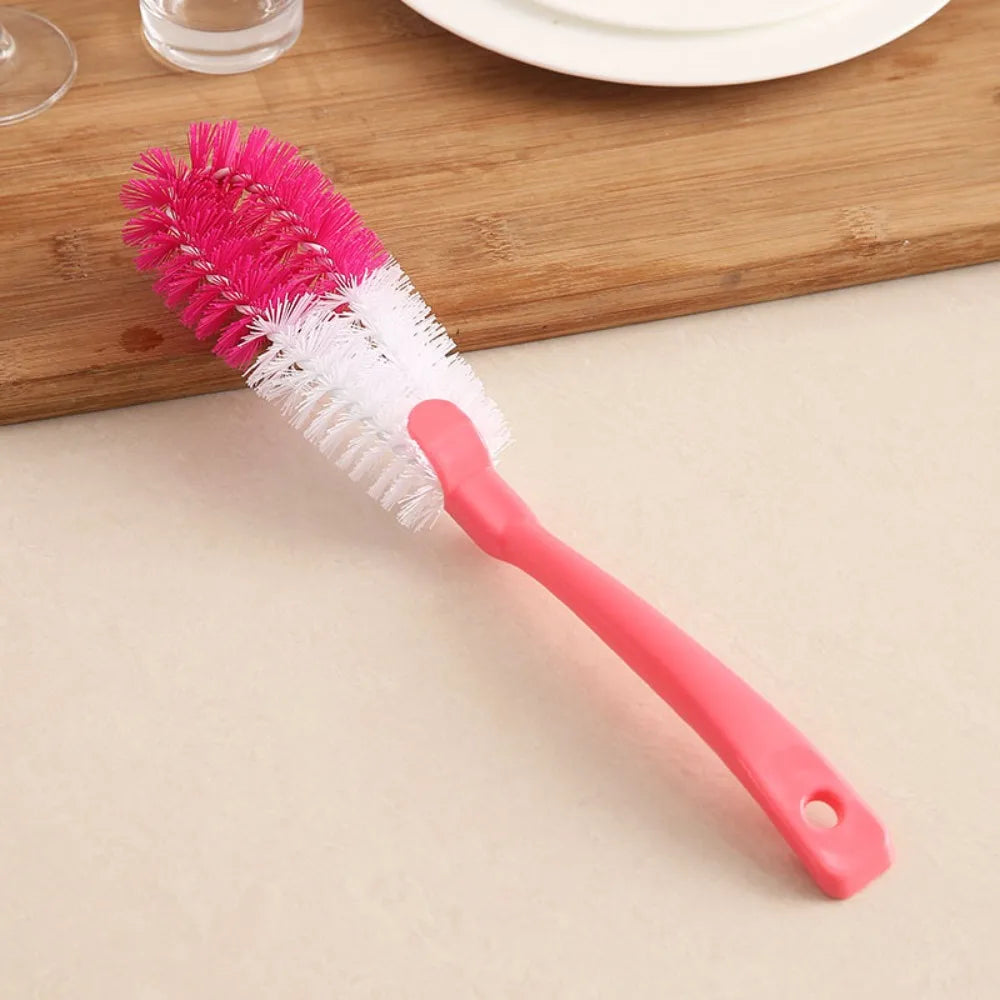 Creative Plastic Cleaning Brush Multi-function Stain Removal Water Bottle Cleaning Brush Soft Pot Cup Long Handle Brush