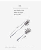 Cup Bottle Brush Long Handle Cup Brush Sponge Cleaning Brush Kitchen Household Small Brush #2493