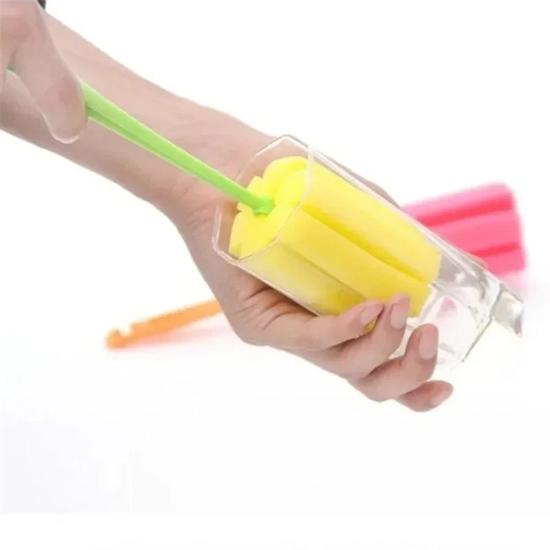 2Pcs Sponge Brush Water Bottle Glass Cup Washing Cleaner Tools Baby Bottle Brush Kitchen Cleaning Tool Specialty Tool