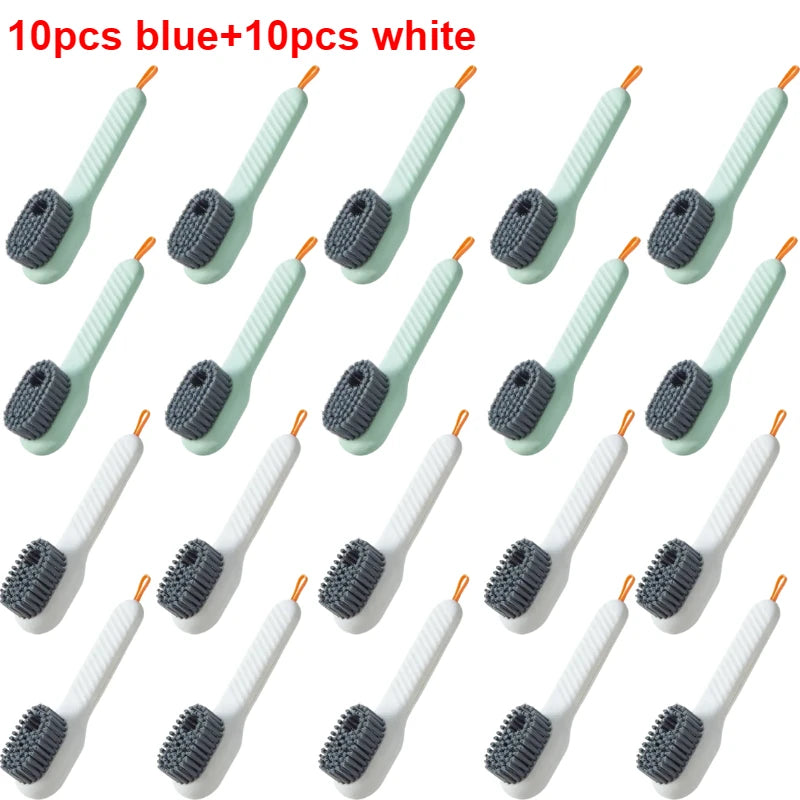 Multifunction Cleaning Shoe Brush Soft Automatic Liquid Shoe Brush Long Handle Liquid Clothes Brush Household Cleaning Tools