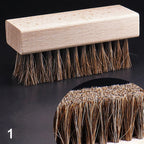 Useful Wood Handle Shoe Brush Polish Brush Plastic Hair Soft Pig Hair Brush Sneaker Shoe Cleaning Brush Laundry Brush