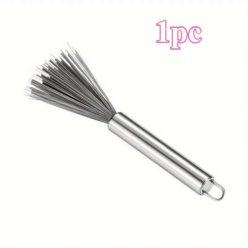 1/2Pcs hanging stainless steel pot brush keyboard brush multi-purpose brush, portable and reusable