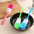 Creative Plastic Cleaning Brush Multi-function Stain Removal Water Bottle Cleaning Brush Soft Pot Cup Long Handle Brush