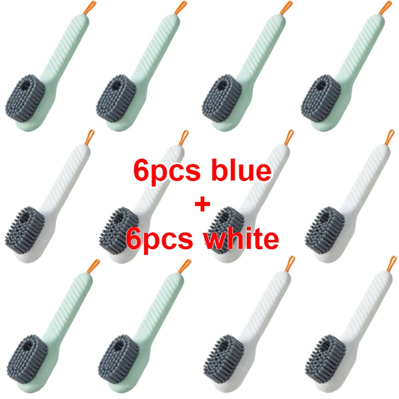 Multifunction Cleaning Shoe Brush Soft Automatic Liquid Shoe Brush Long Handle Liquid Clothes Brush Household Cleaning Tools
