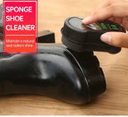 Quick Polish Double-sided Leather Shoe Brush Polish Brush Shoe Maintenance Brightening Cleaning Duster Sponge Wipe Colorless