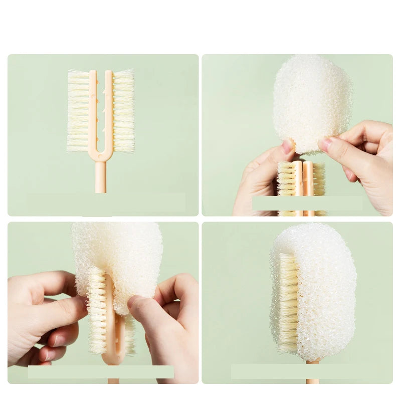 Cleaning cup sponge brush, household cup brush, bottle specific handicraft, water cup brush, daily necessities brush