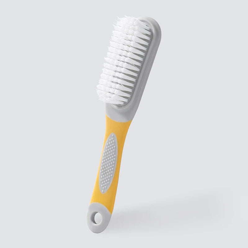 Long Handle Scrubbing Brush Soft Bristle Laundry Clothes Shoes Scrub Brush Portable Plastic Cleaning Brush For Kitchen Bathroom