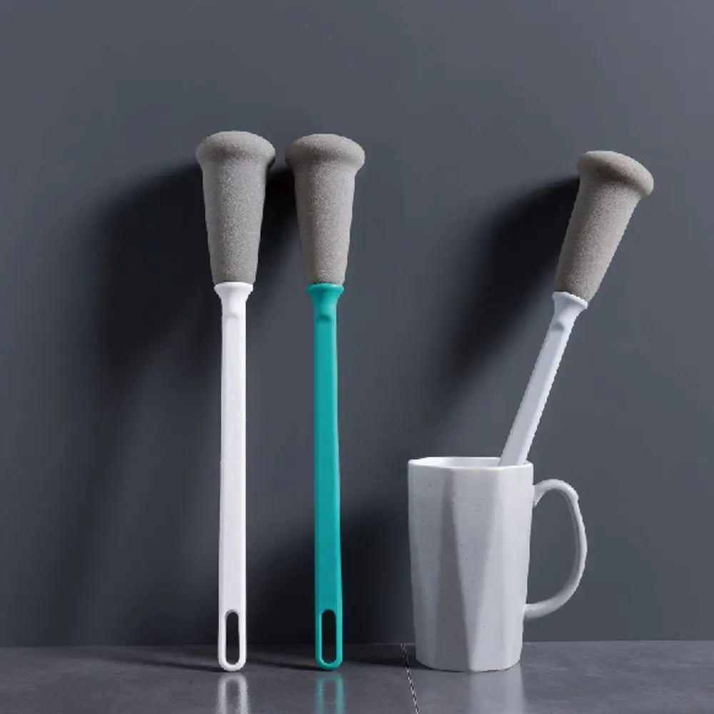 Long Handle Sponge Cup Brush Thermal Cup Scrubber Glass Bottle Clean Tools Drink Wineglass Glass Cup Cleaning Brush