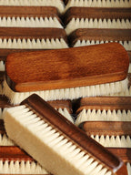 1 Piece Solid Wood Wool Shoe Brush, Polishing, Cleaning, Care Brush, Suitable For Leather Or Fabric Shoes, Cleaning Brush